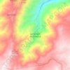 Mapa topográfico San Andrés de Cuerquia, altitude, relevo