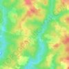 Mapa topográfico Charpenterie, altitude, relevo