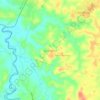 Mapa topográfico Singabraja, altitude, relevo