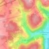 Mapa topográfico Monneaux, altitude, relevo