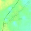 Mapa topográfico O'Donnell, altitude, relevo