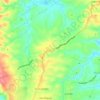 Mapa topográfico Acacia, altitude, relevo