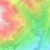 Mapa topográfico La Chavonne, altitude, relevo