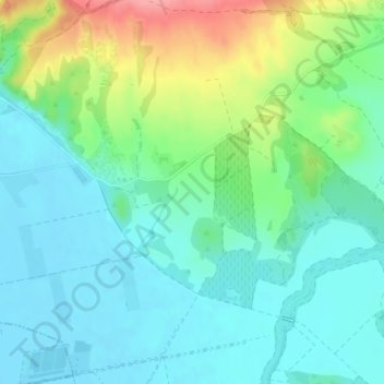 Mapa topográfico Paso de la Reina, altitude, relevo