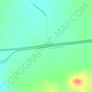 Mapa topográfico Sentinel, altitude, relevo