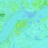 Mapa topográfico Plumstead Marshes, altitude, relevo
