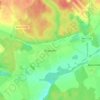 Mapa topográfico Огуднево, altitude, relevo