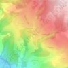 Mapa topográfico La Mole, altitude, relevo