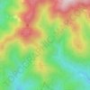 Mapa topográfico Becher Kessel und Herrenstube, altitude, relevo