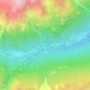 Mapa topográfico Canfinello, altitude, relevo