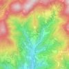 Mapa topográfico Villa di Piteccio, altitude, relevo