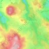 Mapa topográfico Montmoulard, altitude, relevo