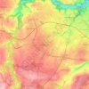 Mapa topográfico Ploufragan, altitude, relevo