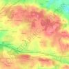 Mapa topográfico Tréhuilan, altitude, relevo