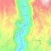 Mapa topográfico El Sao, altitude, relevo