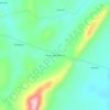 Mapa topográfico Fecho dos Morros, altitude, relevo