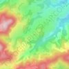 Mapa topográfico Ruas, altitude, relevo