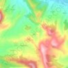 Mapa topográfico Arana, altitude, relevo
