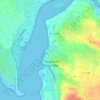 Mapa topográfico Le Hable, altitude, relevo