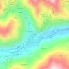 Mapa topográfico Peretti, altitude, relevo