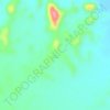 Mapa topográfico الأنصب, altitude, relevo