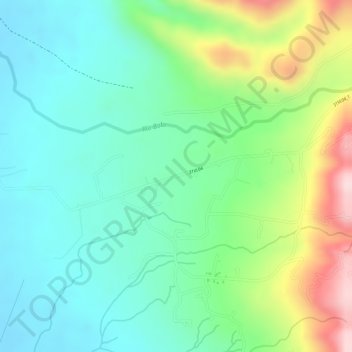Mapa topográfico Lomitas, altitude, relevo