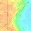 Mapa topográfico Khu di tích Hố Lang, altitude, relevo