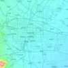 Mapa topográfico 长安区, altitude, relevo