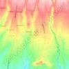 Mapa topográfico Penglipuran, altitude, relevo