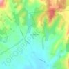 Mapa topográfico Mas de Bonnaure, altitude, relevo