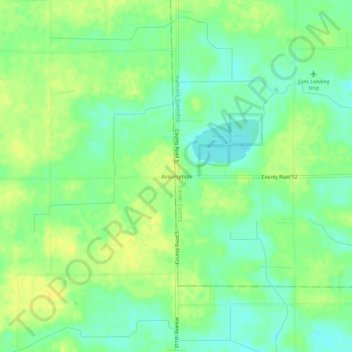 Mapa topográfico Assumption, altitude, relevo