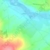 Mapa topográfico La Pinsonniere, altitude, relevo