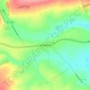 Mapa topográfico Wetwang, altitude, relevo