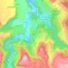 Mapa topográfico Onzillon, altitude, relevo