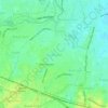 Mapa topográfico Duren Jaya, altitude, relevo