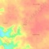 Mapa topográfico Ferreira, altitude, relevo