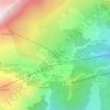 Mapa topográfico Komperdell, altitude, relevo