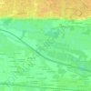 Mapa topográfico La Taille, altitude, relevo