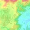 Mapa topográfico Le Briou, altitude, relevo