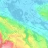 Mapa topográfico Thuellin, altitude, relevo