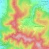 Mapa topográfico Breitenkamp, altitude, relevo
