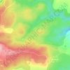 Mapa topográfico Los Leales, altitude, relevo