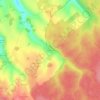 Mapa topográfico La Guinant, altitude, relevo