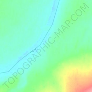 Mapa topográfico Shologontsy, altitude, relevo
