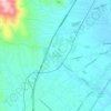 Mapa topográfico Badia al Pino, altitude, relevo