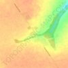 Mapa topográfico Caravágio, altitude, relevo