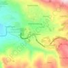 Mapa topográfico Santa Rita Kasapata, altitude, relevo