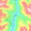 Mapa topográfico 固增苗族乡, altitude, relevo