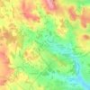Mapa topográfico Milhac, altitude, relevo