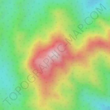 Mapa topográfico Batalla, altitude, relevo